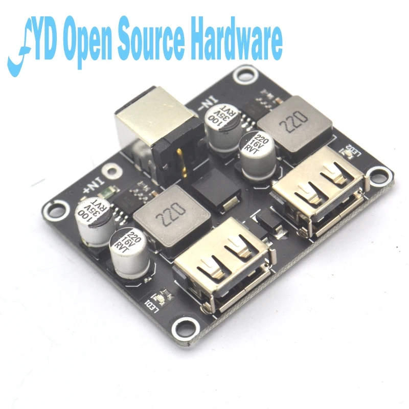 1 шт. USB QC3.0 QC2.0 DC понижающий преобразователь зарядки модуль 6 32V 9 В 12 24 постоянного