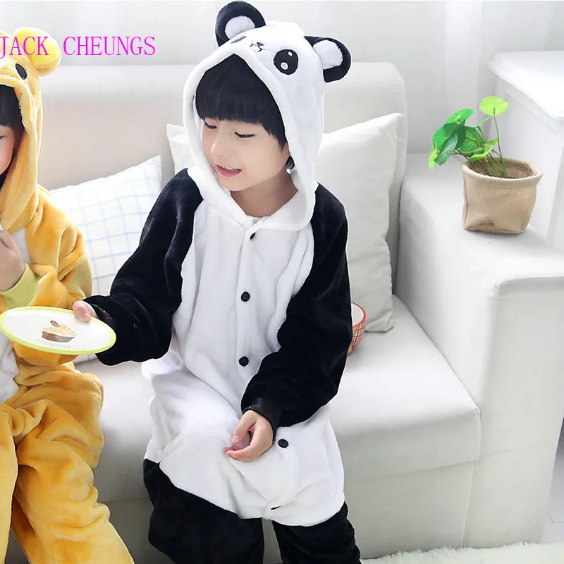 Kgurumi Children animal panda onesies Pajama kids Anime Costume pyjamas halloween relax bear jumpsuit party dress |