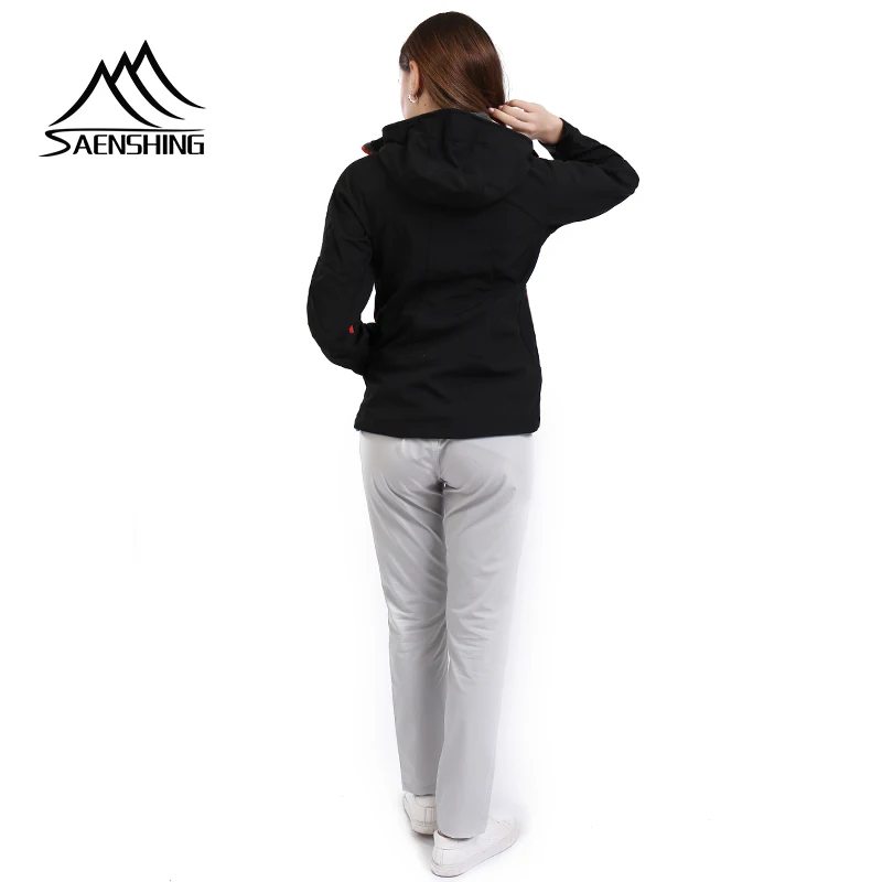 Женская флисовая куртка SAENSHING теплая для дождливой погоды на открытом воздухе
