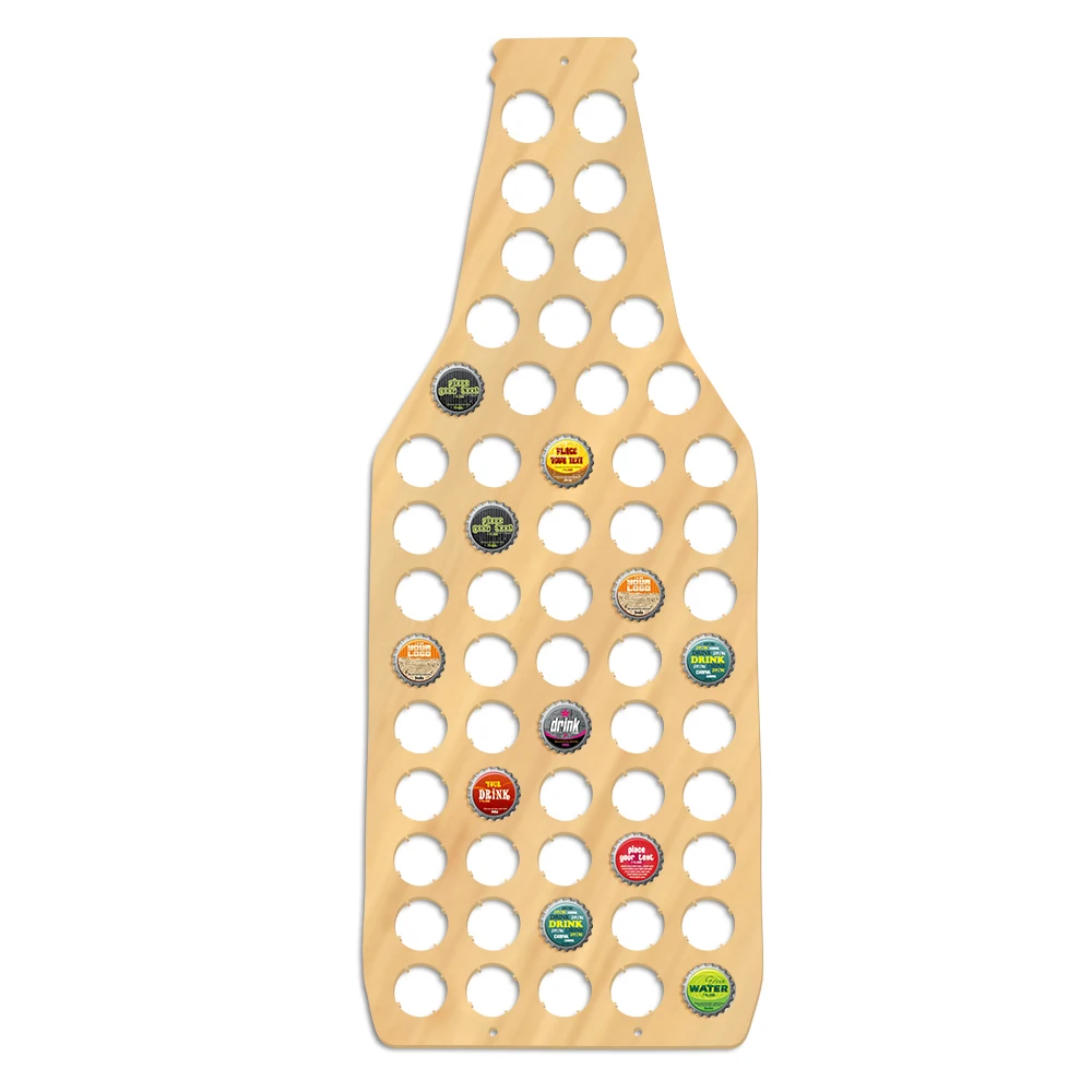 Винная витрина для пивных бутылок Кепки карта уникальный дизайн Форма коллекция