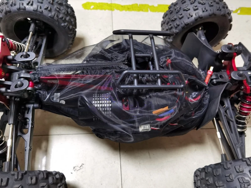 Cubierta protectora impermeable para coche de control remoto, piezas de actualizaci&oacute;n de Chasis resistente a la suciedad y al polvo, para 1/8 ARRMA KRATON EXB-1
