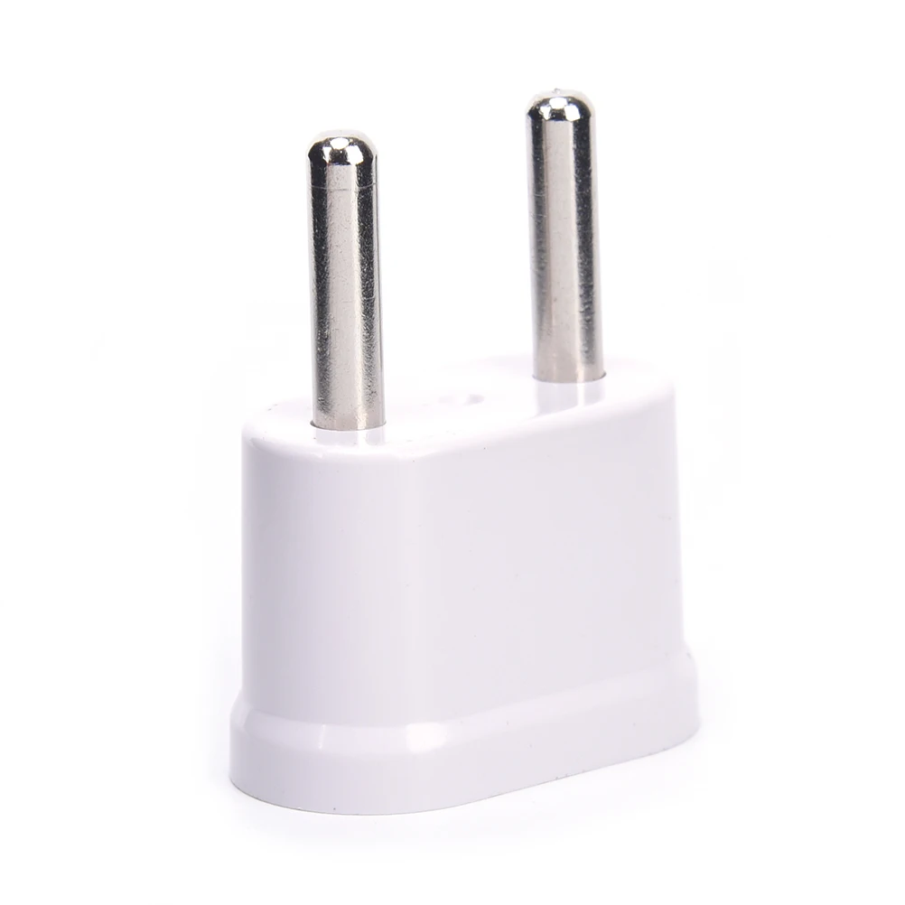 

1pc US To EU Plug Power Adapter White Travel Power Plug Adapter Converter Wall Charger Electric Plug Power Cord Charger Sockets