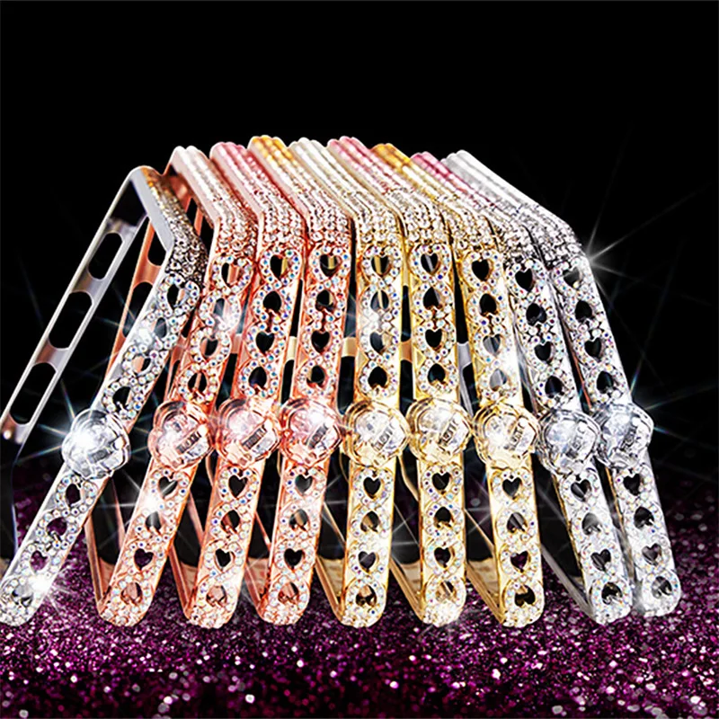 Чехол-бампер со стразами для iphone X XS Гибридный чехол 6 6s 8 7 plus Apple блестящий