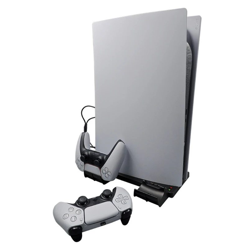 

Vertical Stand For -Playstation 5 PS5 Console Dual Controller Charging Station 45BA