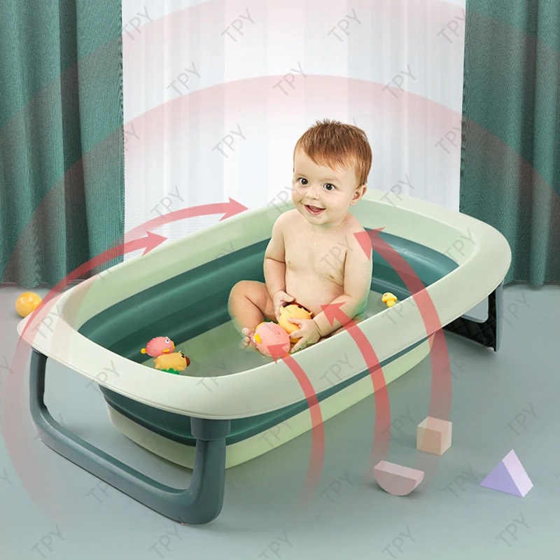 Детская ванна Складная Ванна для новорожденных ведро купания сидя детская