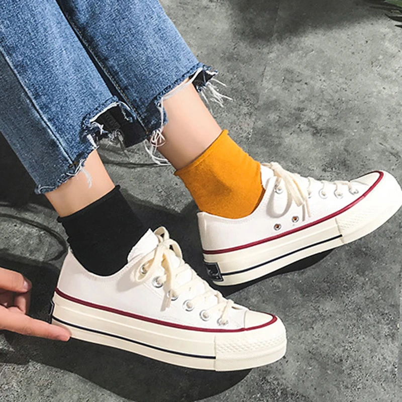 

Hgh Quality Summer Women's Canvas Shoes Low-top Flat Couple Multifunctional Shoes Breathable Sports Trend Shoes
