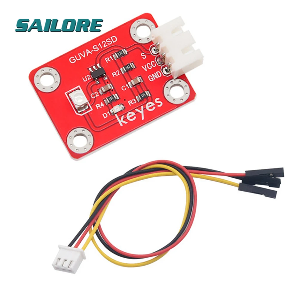 

УФ-датчик 3528-3,3 нм, Φ, фотомодуль постоянного тока-5 в для Arduino /Raspberry pi