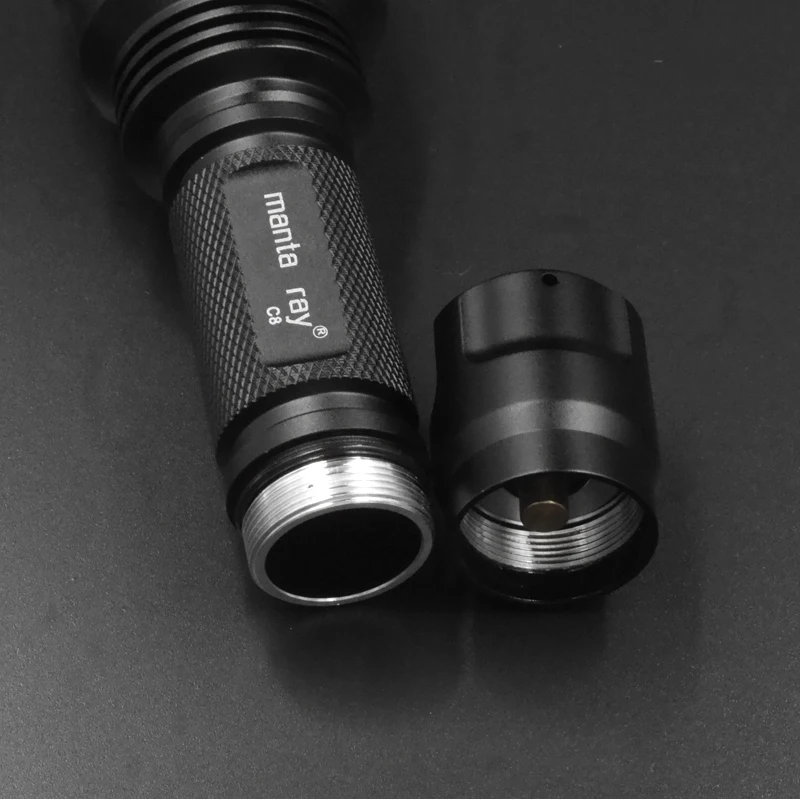 Портативный светодиодный фонарик C8 SST40 водонепроницаемый алюминиевый фонарь