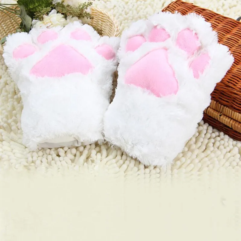 Женский мультяшный плюшевый Кот искусственная горничная аниме платье реквизит