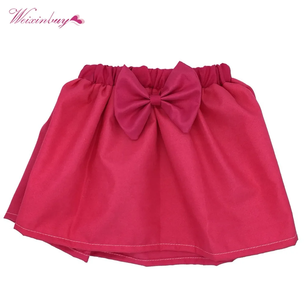 WEIXINBUY/10 стилей, мини-юбка для малышей Милая плиссированная пышная Однотонная юбка с бантом для маленьких девочек юбки для новорожденных девочек от 0 до 6 месяцев