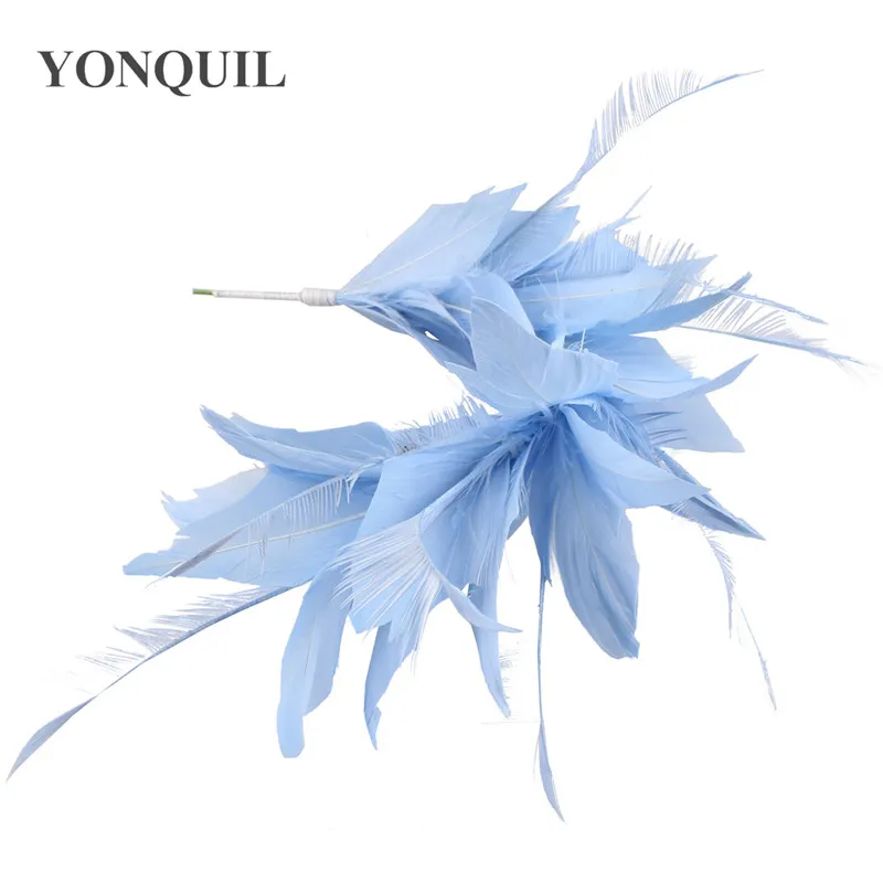 Beautiful Turkey Feather 25-30 CM Wedding Corsages Feathers Craft For Headdress Bride Hats DIY Hair Accessories | Свадьбы и