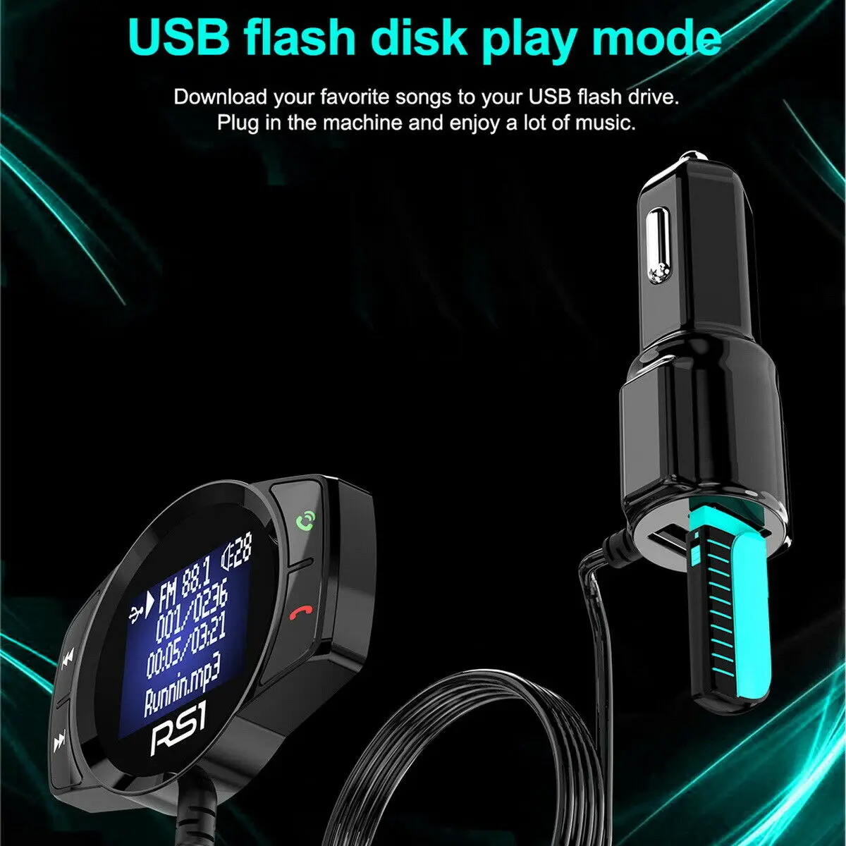 USB автомобильный комплект lcd SD FM передатчик MP3-плеер магнит громкой связи беспроводной Bluetooth