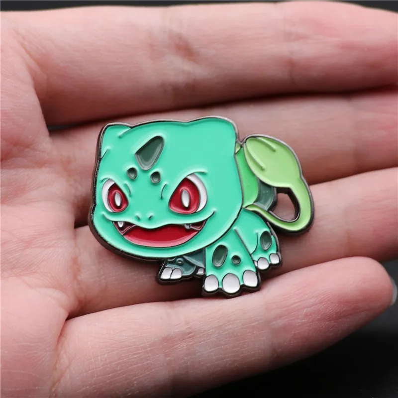 Аниме Покемон пин Пикачу Брошь Косплей костюмы Аксессуары значок Mewtwo Charmander Gengar