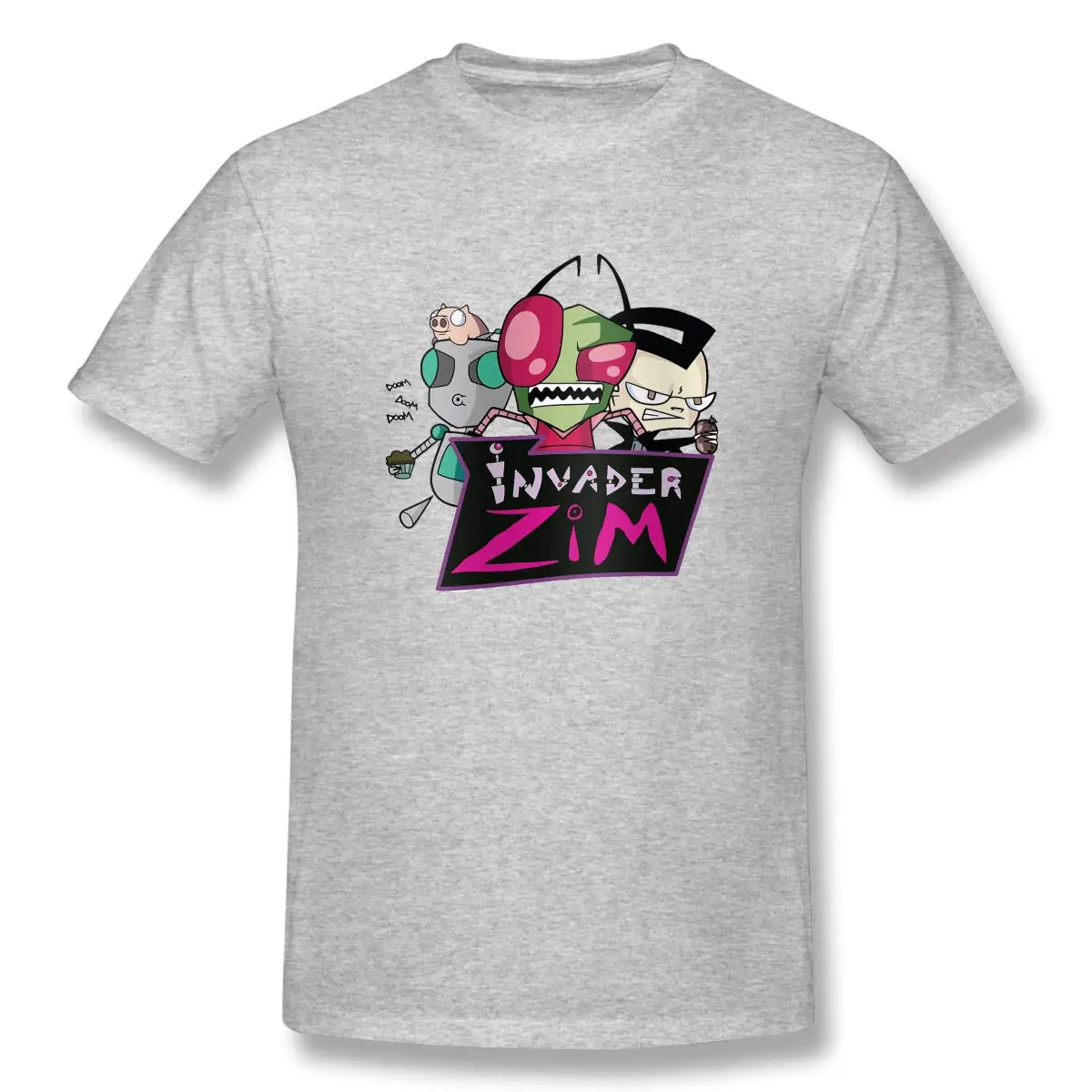 Shawnajjarosz Men Invader Zim Gray 