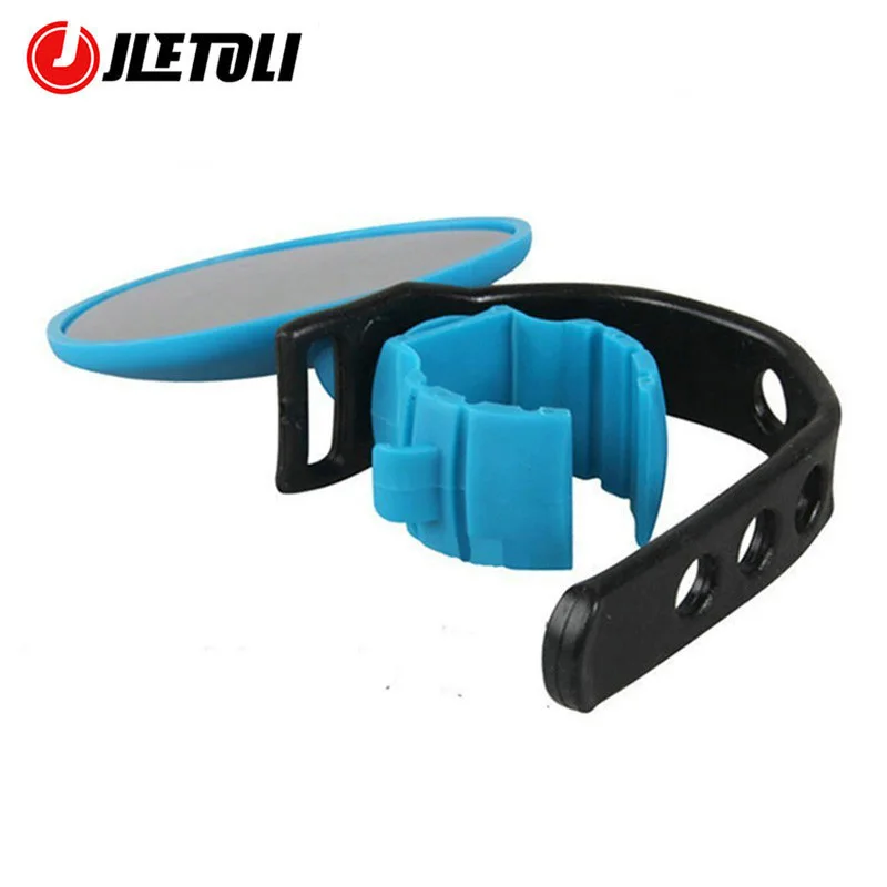 JLETOLI Universal Adjustable 360 Degree Rotate Bicycle Handlebar Rear View Mirror Cycling Safe Rearview Bike Accessories | Спорт и
