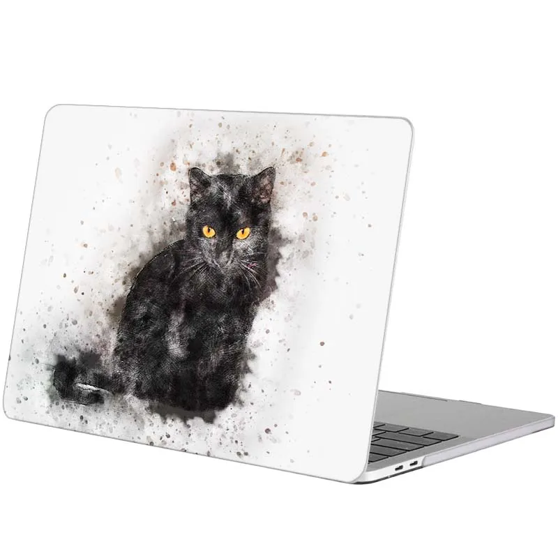 Наклейка для ноутбука Macbook Pro стикер водного цвета с котом 16 дюймов Air Retina 11 12 13 15