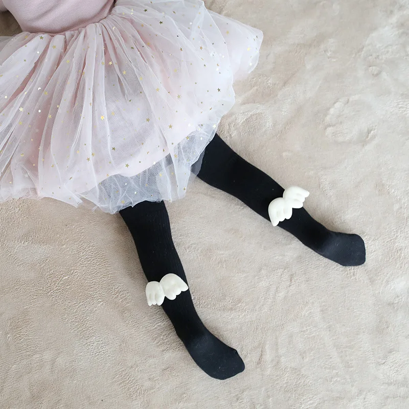 Носки для маленьких девочек весенне-осенние однотонные детские носки с