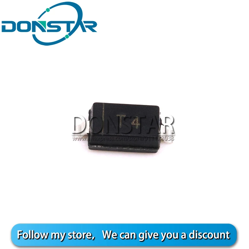 100PCS 1N4148 SOD-123 Diode T4 1206 SMD SOD Switching diode 1N4148WS SOD123 IN4148 NEW | Электронные компоненты и