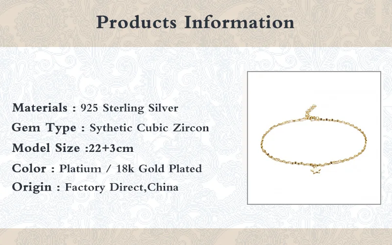 

KOJ Anklets For Women Summer Beach Star Moon 925 Sterling Silver Feet Bracelet Silver Jewelry Bijoux Femme Foot Chain Anklet