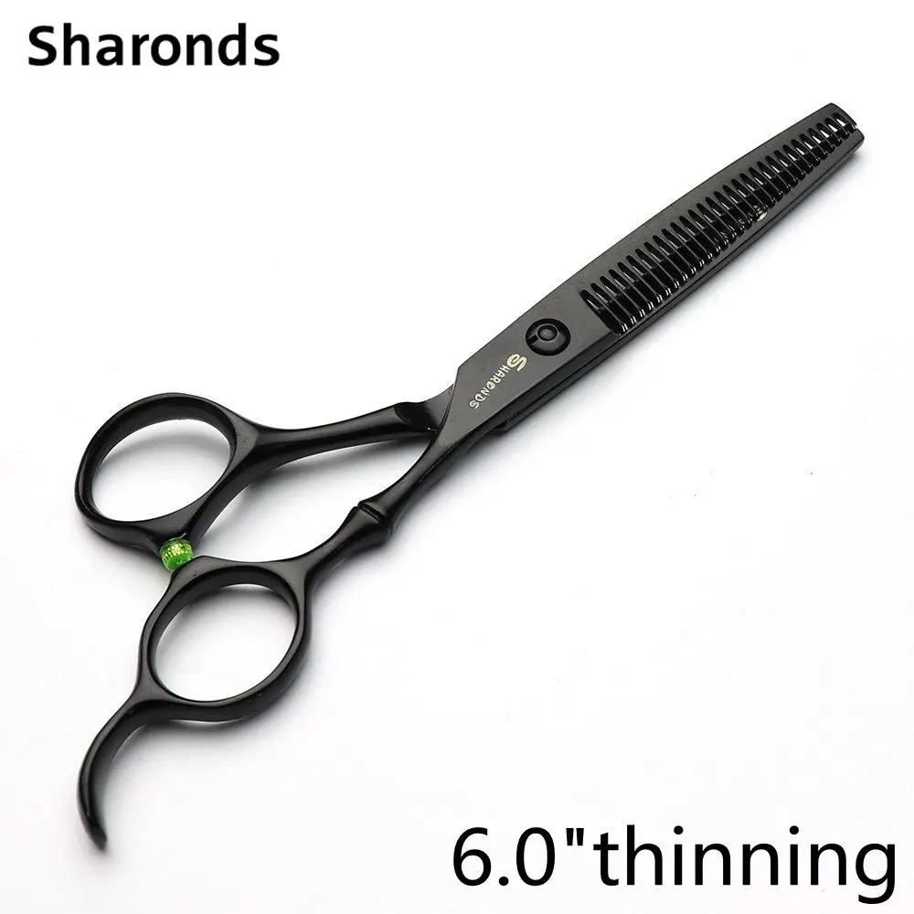 Профессиональные Парикмахерские ножницы sharond 6 0 дюйма 440c японские черный