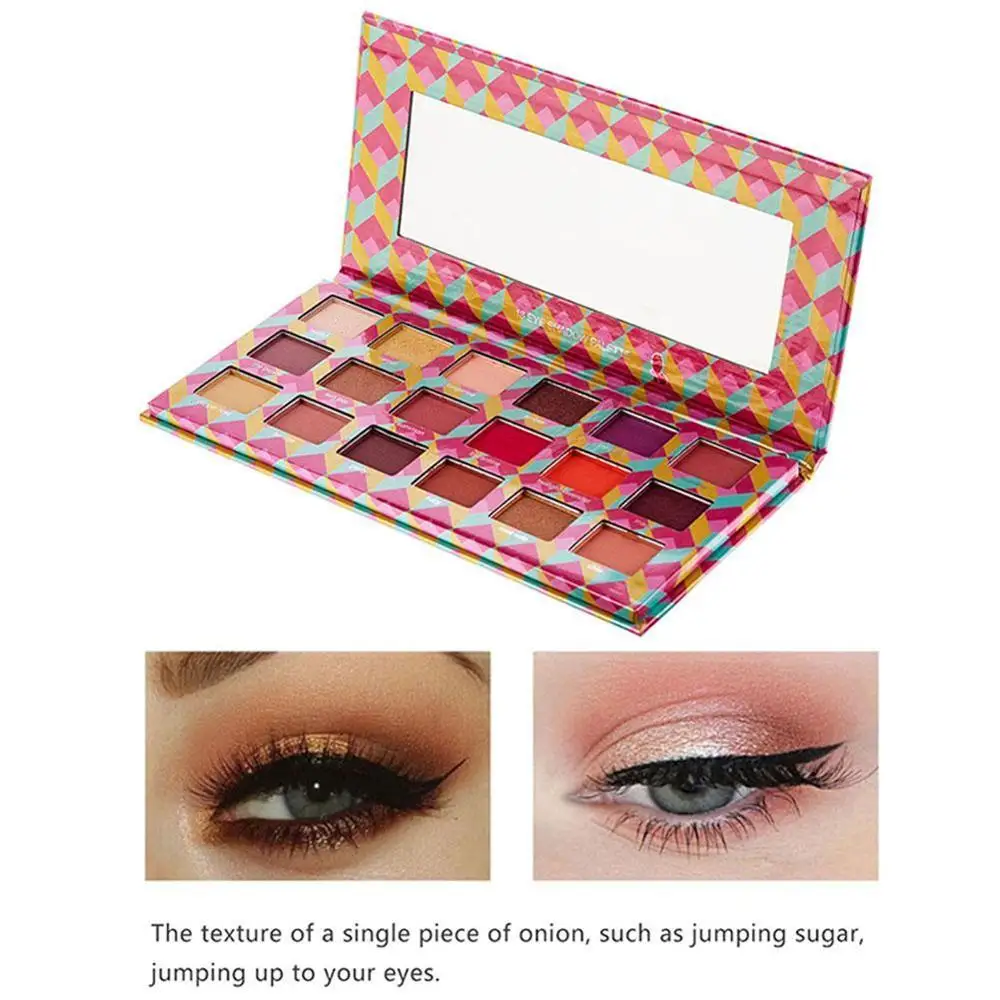 18 цветов натуральные матовые тени для век Палитра телесного цвета блестящие