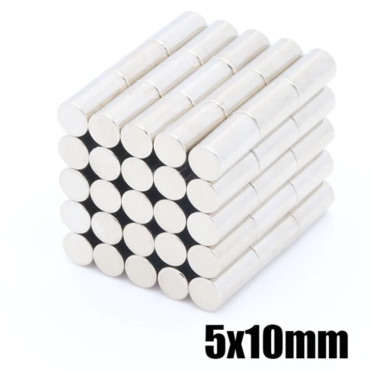 

20pc Dia5X10mm hot round magnet Strong Rare Earth Neodymium Magnet wholesale