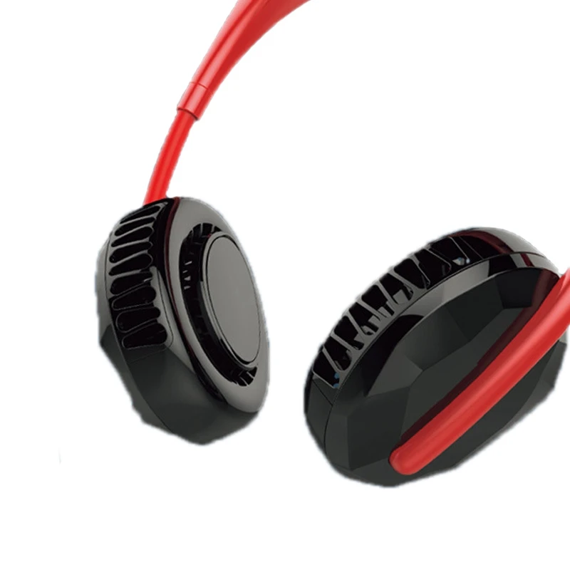 

Portable Hanging Neck Fan Wearable Foldable USB Charging Sports Lightweight Mini Fan Massage for Traveling