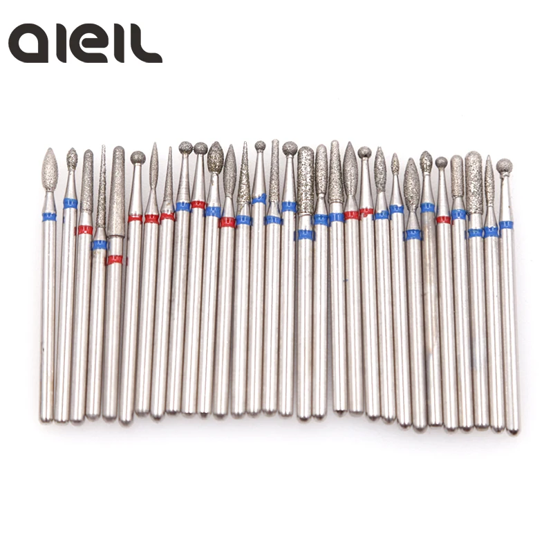 Набор Алмазных фрез для маникюра 4 шт. набор из силиконовой керамики ногтей