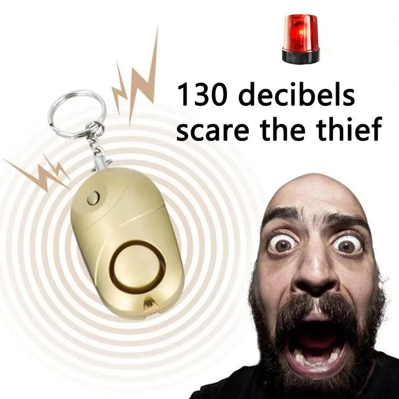 

130DB Safe Sound Personal Alarm Self-defense Emergency SUN K2X7