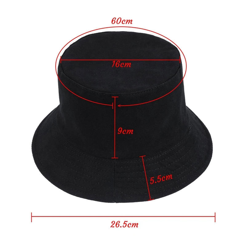 

Printed Bucket Hat Hip Hop Fishing Cap Adult Panama Bob Hat Summer Lovers Flat Hat Unisex Outdoor Cotton Cap
