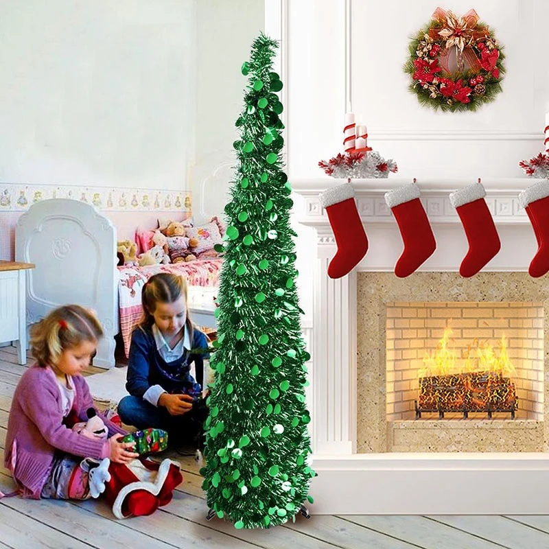 5 футов Рождественская елка с подставкой великолепная Складная искусственная