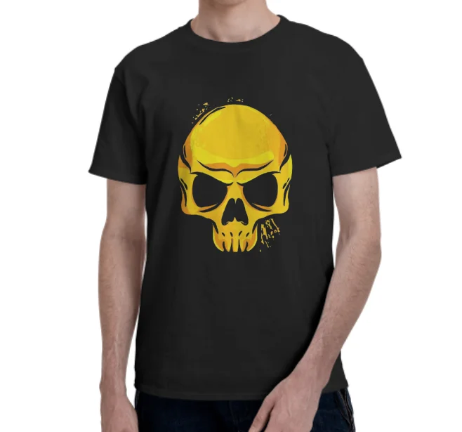 

Поворотная футболка унисекс с изображением морского вора черепа