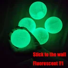 5 шт. стены ручки ловленный мяч пледы светится в темноте игрушки для детей декомпрессионный мяч Globbles игрушка, детский подарок на Рождество, липкие для сквоша