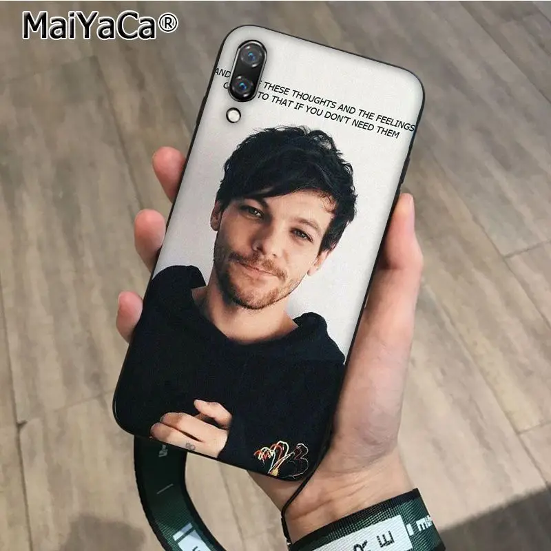 Мягкий чехол для телефона из ТПУ MaiYaCa One Direction Луи Томлинсон Huawei P10 plus 20 pro P20 lite mate9 10