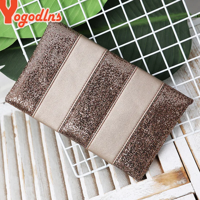 Yogodlns Fashion Handbag Women's Clutch Bag PU Leather Women Envelope Zipper Evening Female Clutches Torebki |