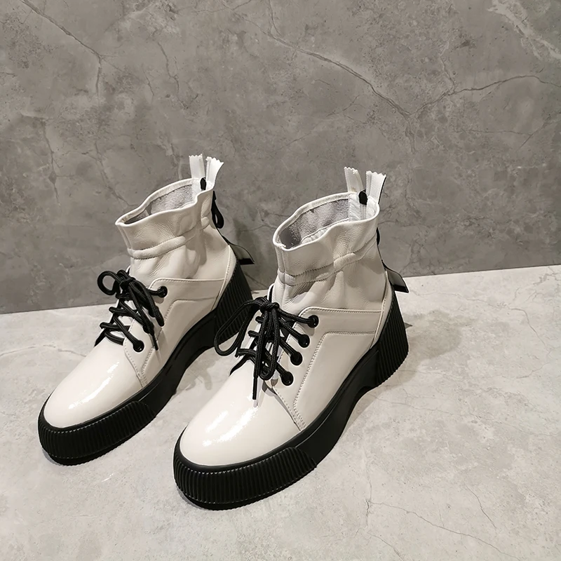 ASUMER/Лидер продаж женские ковбойские ботинки из натуральной кожи повседневная