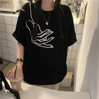 cheap wholesale 2021 spring summer autumn new fashion casual woman t shirt lady beautiful nice women tops female fy1443