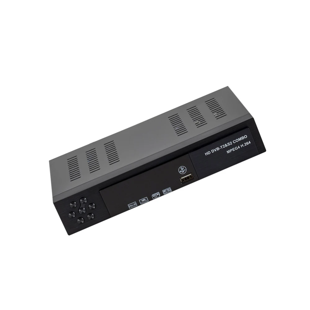 Смарт-Цифровое спутниковое телевидение приемник DVB-T2+ DVB-S2 FTA 1080P декодер тюнер MPEG4