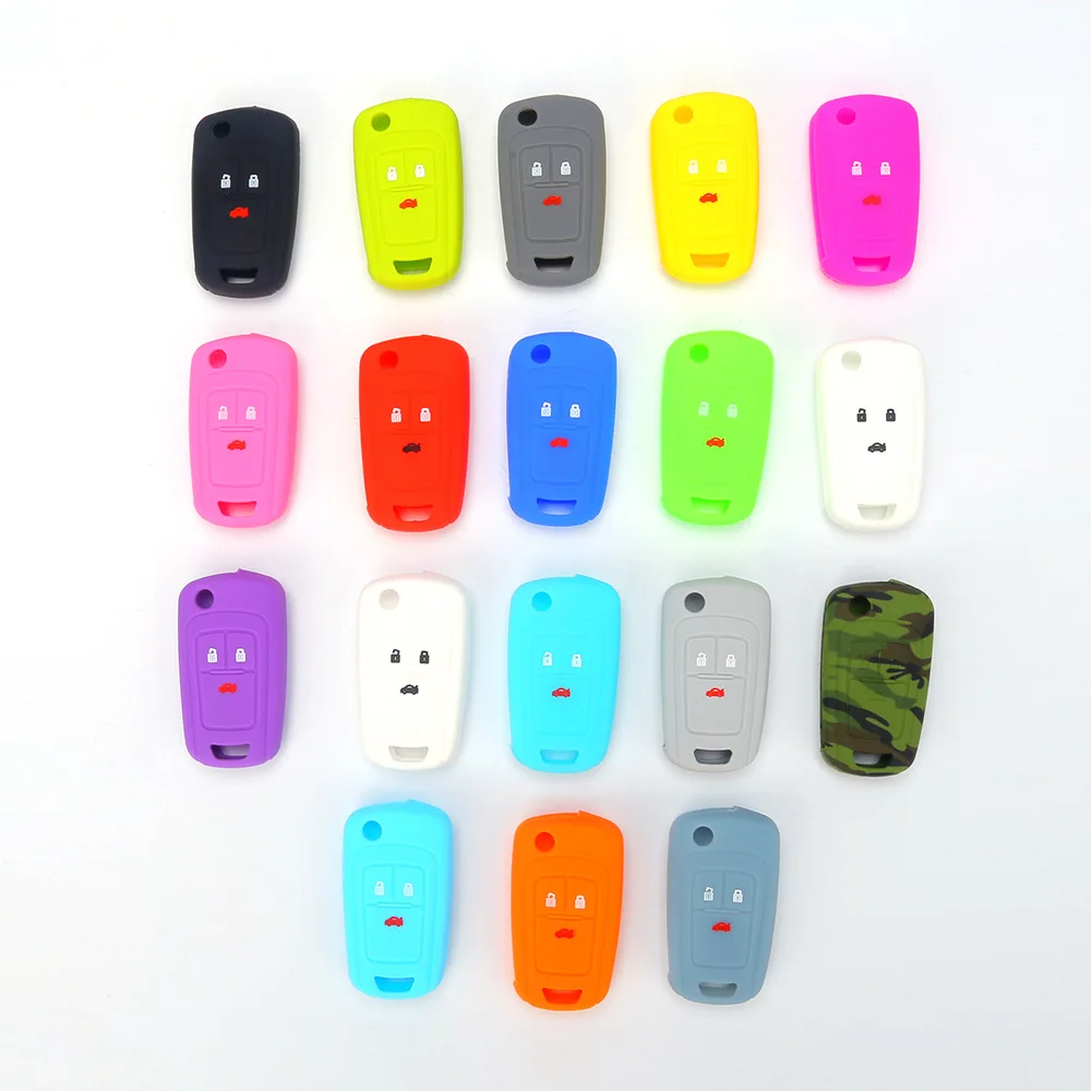 

Hot Silicone Car Key Cover Case Shell Fob for Vauxhall Opel Corsa Astra Vectra Signum 2 Buttons Remote Key Shell