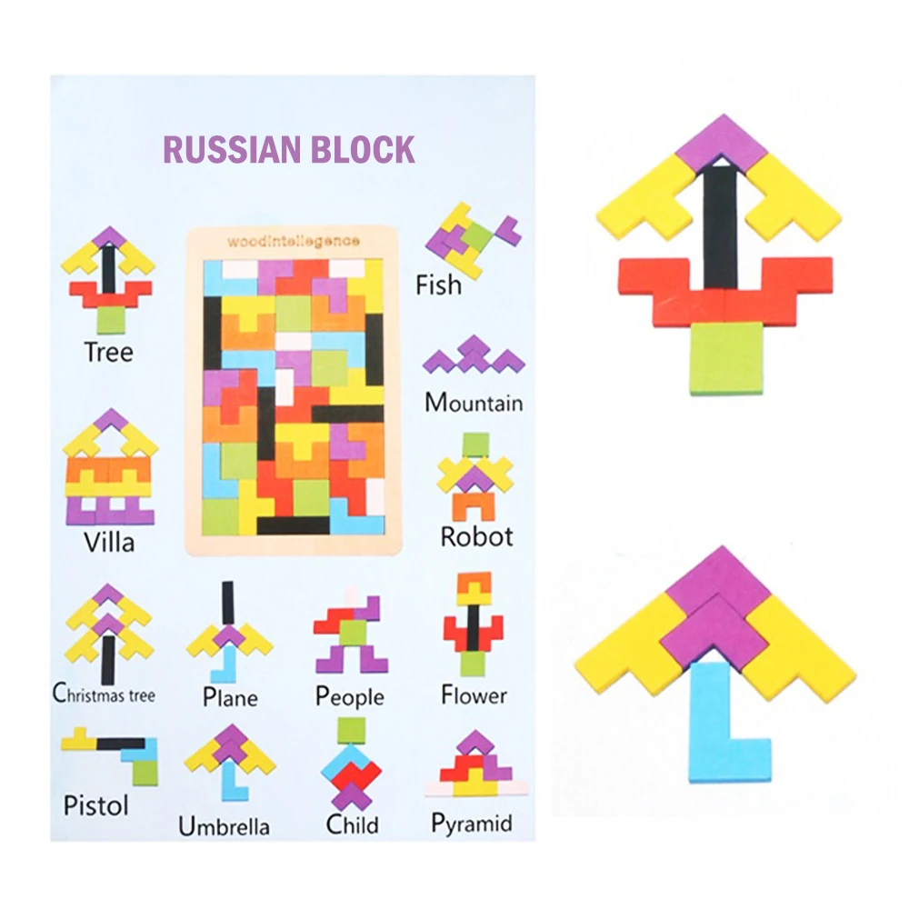 Красочный 3D пазл деревянные математические игрушки игра для детей дошкольное
