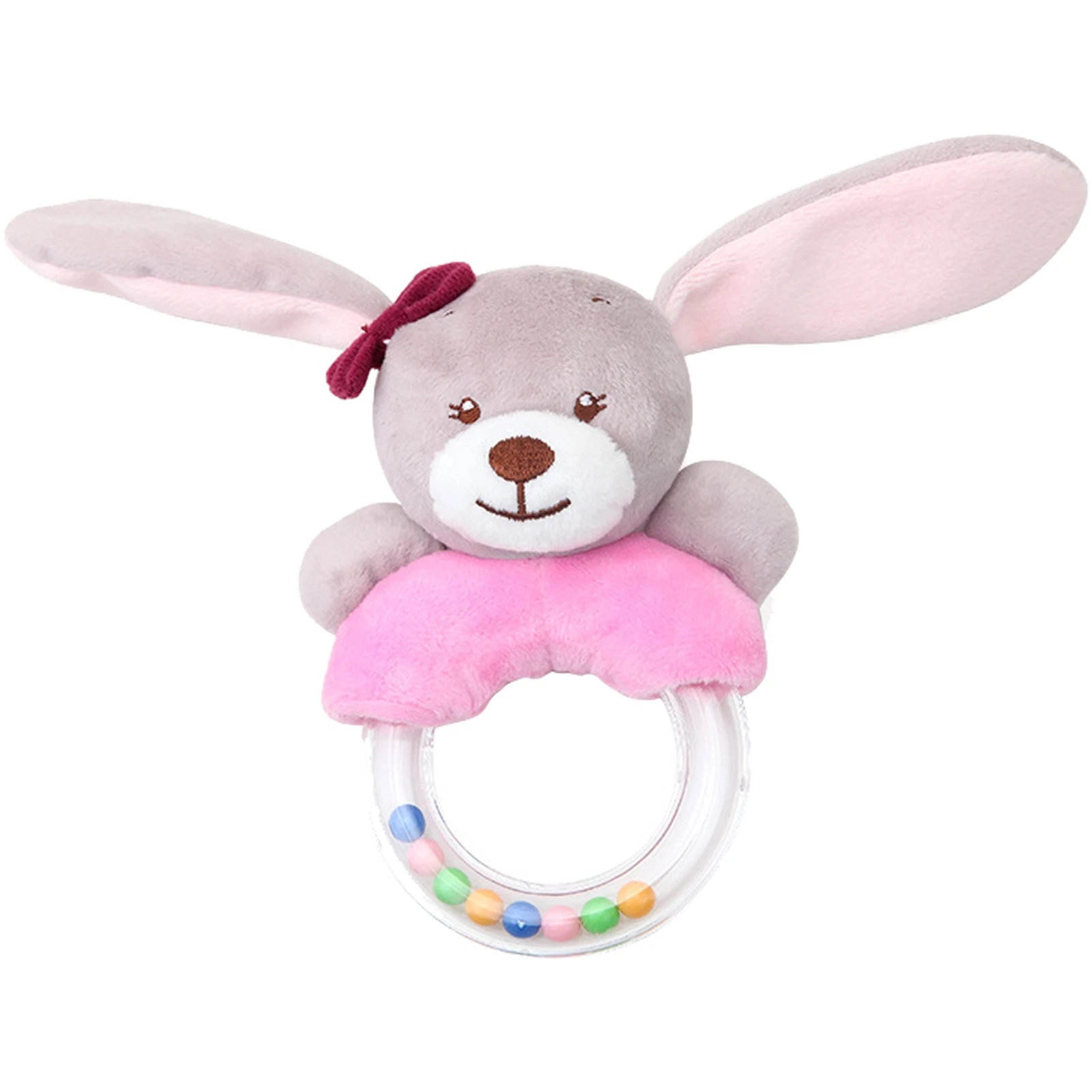 

Early Educational Stroller Soft Gift Bedroom Baby Rattle Toy Portable Cute Cartoon Hand Bells Animal Shaped Newborn Plush Bite