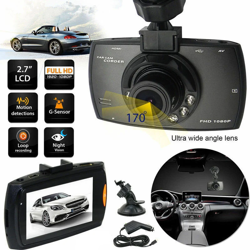

2.2inch LCD HD 1080P Car DVR Vehicle Camera Video Recorder Night Vision Dash Cam ND998