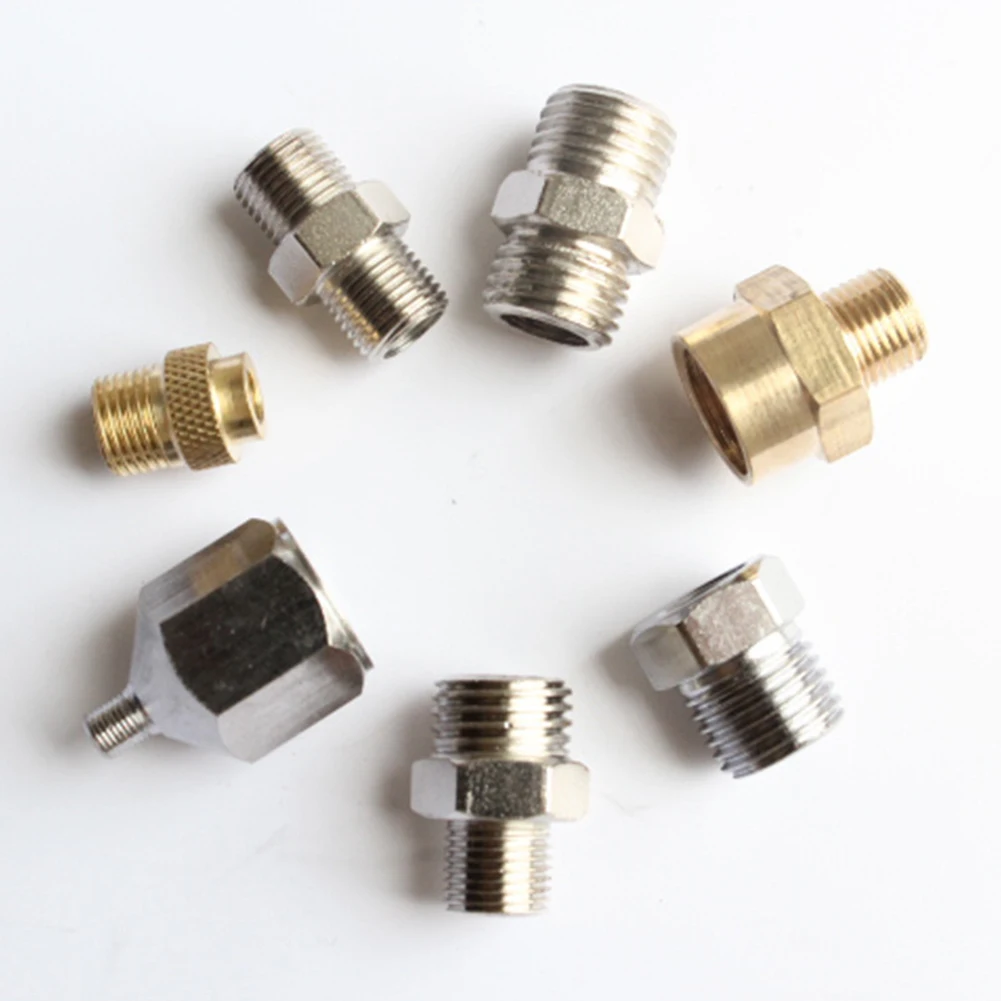 

7pcs Hose For Air Compressor Fitting Connector Metal Professional Portable Airbrush Adaptor Kit Power Tools Convert Fitting
