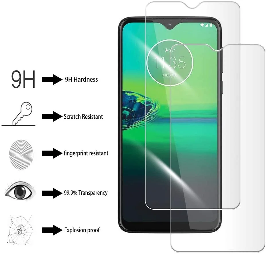 Защитное закаленное стекло для Motorola Moto G8 Play plus G Stylus Power One Hyper Macro E6S E6 G7 2020