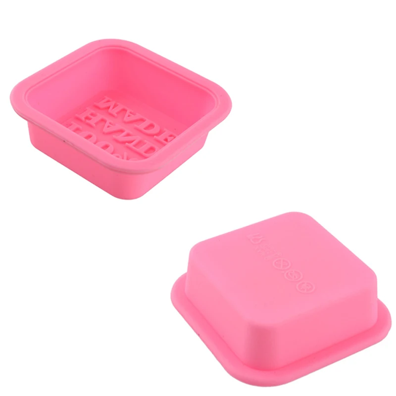 3D квадратной формы дизайн круглой ручной работы DIY силиконовые для мыла