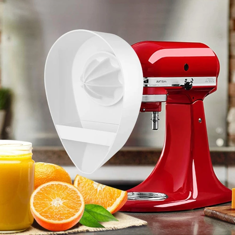 

Citrus Juicer Attachment with Strainer Basket Kitchen Accessory Juice Extract Compatible with Kitchen Aid Stand Mixers
