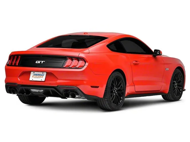 PP материал заднего бампера губы автомобильный диффузор Руш стиль для Ford Mustang
