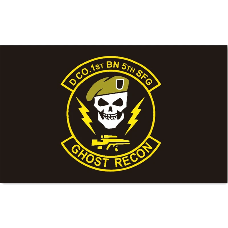 

60x90cm/90x150cm/120x180cm ghost recon flag