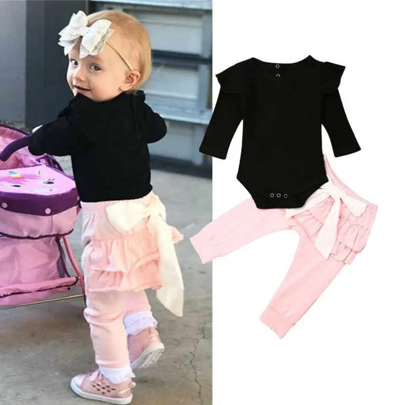 Новинка осенне зимняя одежда для маленьких девочек однотонное хлопковое боди