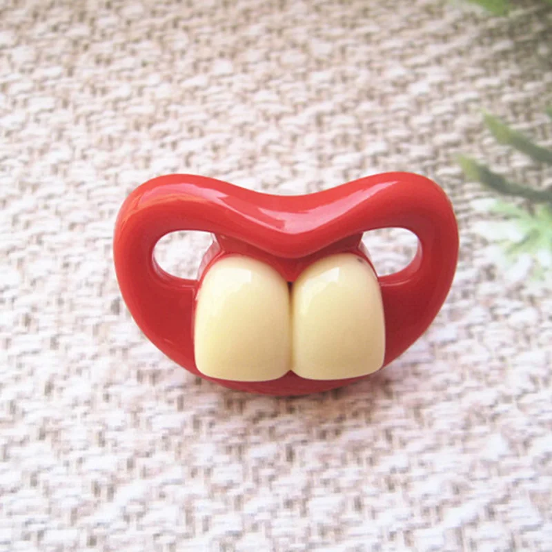 1 шт. забавная Силиконовая пустышка для малышей шутка Детская уход за ребенком